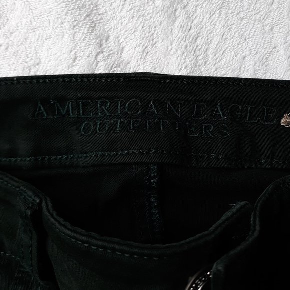 American Eagle black ankle jeggings womens - Picture 4 of 10